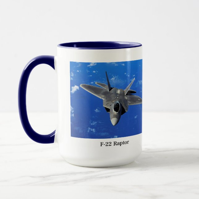 Caneca F-22 Raptor (Esquerda)