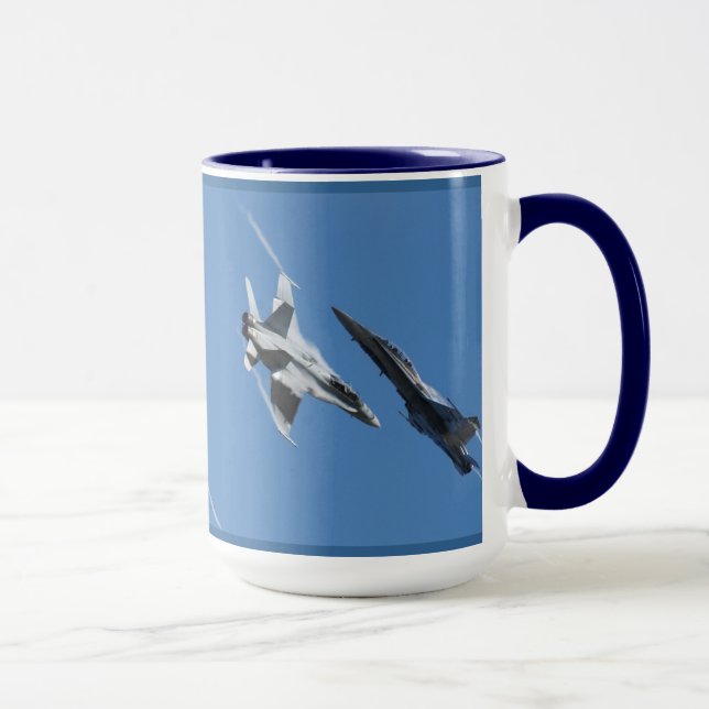 Caneca F/A-18 Plano de Combatente de Jato (Direita)