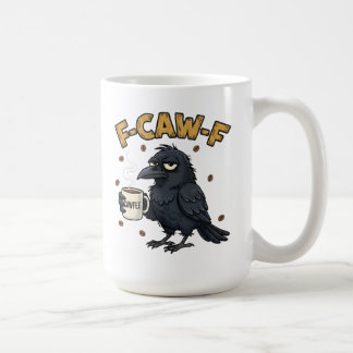 Caneca F-CAW-F Corvo | Caneca de Café Divertida F