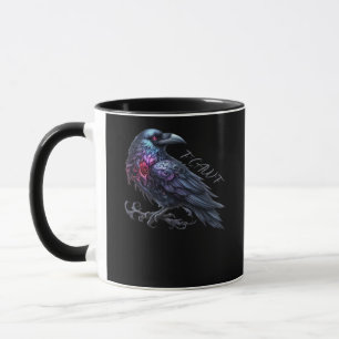 Caneca F-Caw-F Corvo Estilo Retro Clássico