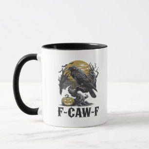 Caneca F-Caw-F Design Minimalista Clássico