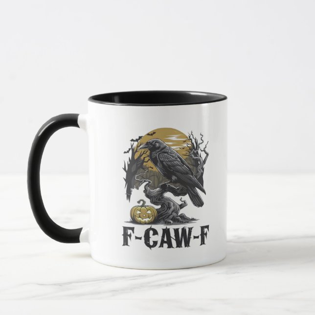 Caneca F-Caw-F Design Minimalista Clássico (Esquerda)