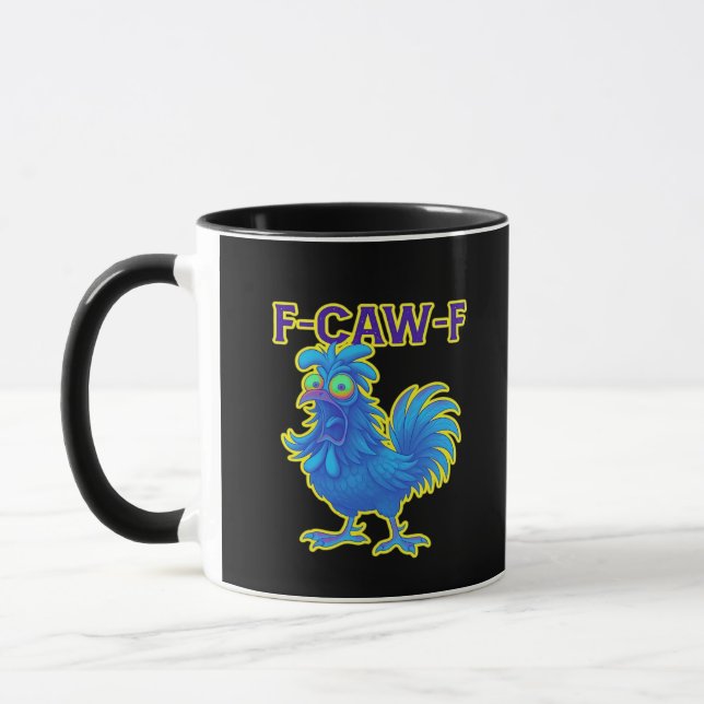 Caneca F-Caw-F Frango Clássico Criativo Casual (Esquerda)