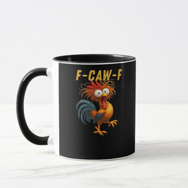 Caneca F-Caw-F-Frango Essencial Retro Clássico (Esquerda)