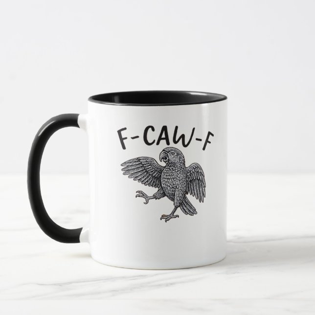 Caneca F Caw F Minimal Clean Design (Esquerda)