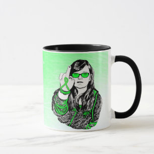 Caneca F Doença de Lyme Café Mug