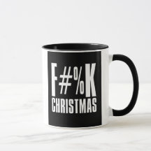 F#%K Feriado de Natal Mug