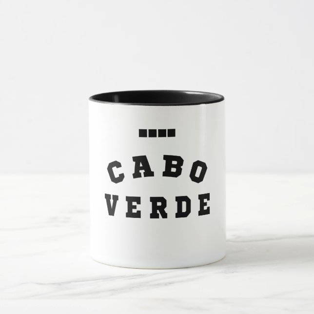 Caneca Fã de Futebol de Cabo Verde Futebol (Centro)