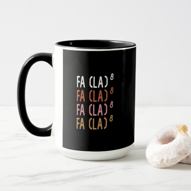 Caneca FA (LA)8 Funny Nerdy Math (Com Donut)