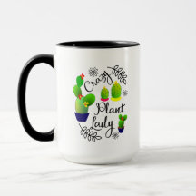 Fábrica Louca Lady Funny Cactus Personalizada