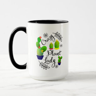 Caneca Fábrica Louca Lady Funny Cactus Personalizada
