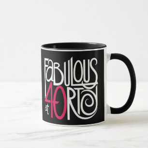 Caneca Fabuloso em Mug branco de 40°