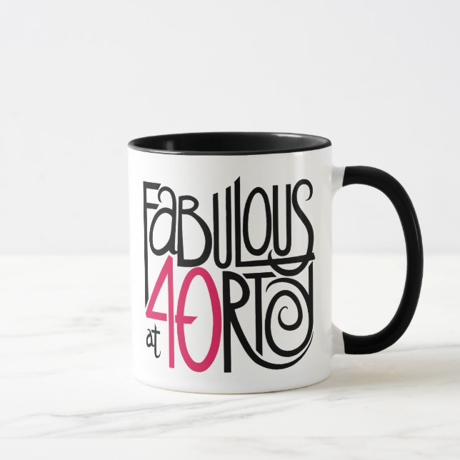 Caneca Fabuloso na 40rty Mug (Direita)