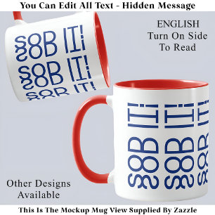Caneca Faça! Inglês - Inglaterra Hidden Message 150B Cote