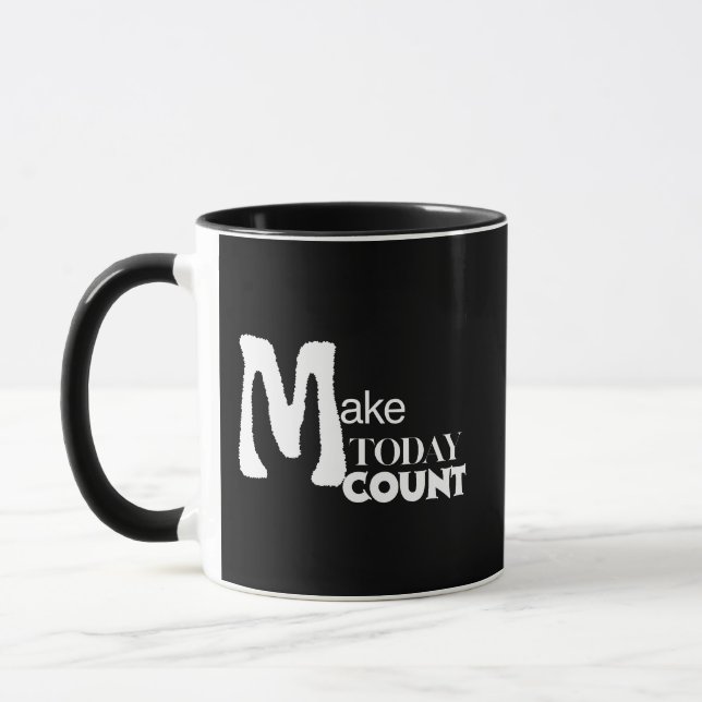 Caneca Faça o Dia Contar Foco Diário (Esquerda)