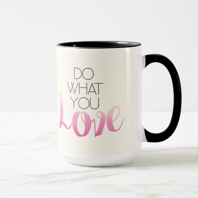 Caneca Faça que você amor 2 (Direita)