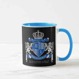 Caneca Faça seu próprio Casaco de armas emblema de leã