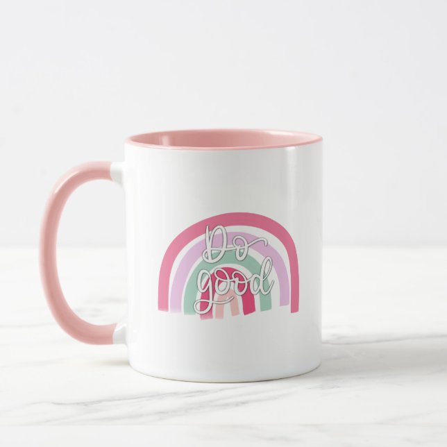 Caneca Faça um bom Rainbow Mug (Esquerda)