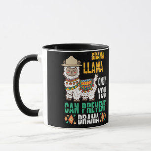 Caneca Façam o Llama apenas para evitar o drama