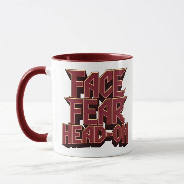Caneca Face Fear Head-On (Esquerda)