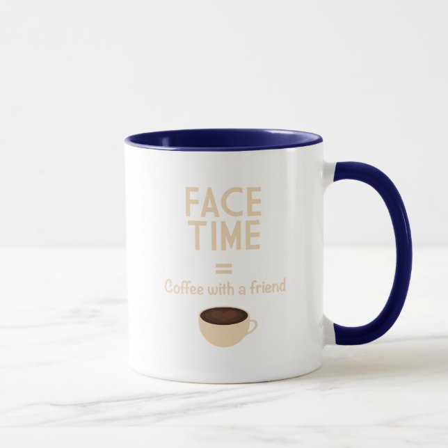 Caneca FaceTime = café com um amigo (Direita)