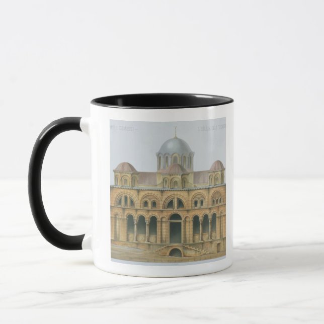 Caneca Fachada de Mefa Dzamissi, a igreja de St. Theodor (Esquerda)