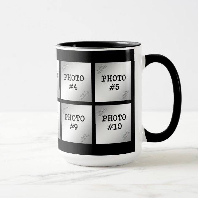 Caneca Fácil clique para Criar sua própria 10 fotos (Direita)