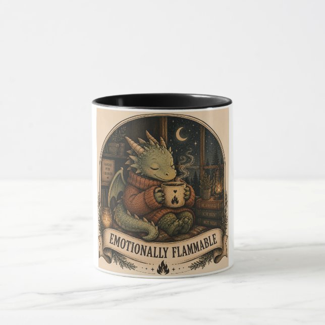 CANECA FACILMENTE TOCADO PELAS EMOÇÕES (Centro)