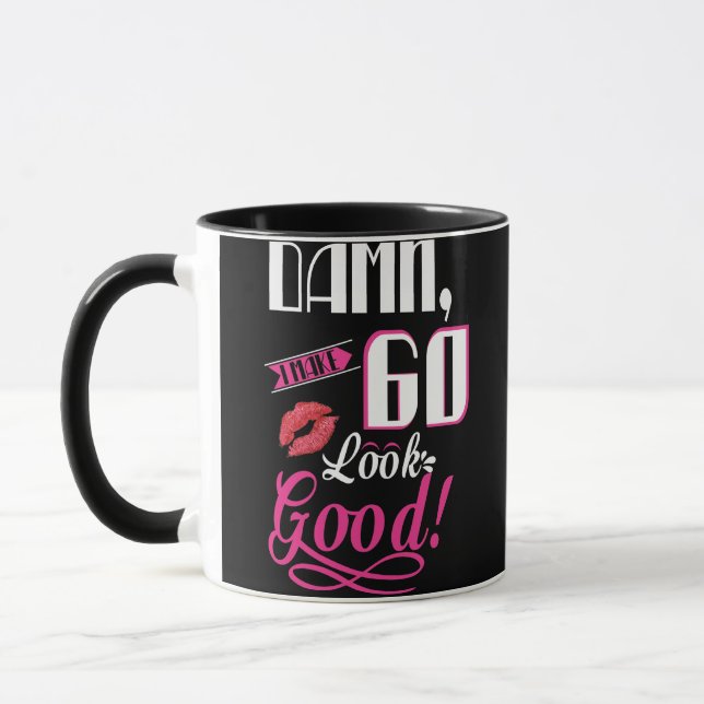 Caneca Faço 60 Pareces Bem 60 Anos (Esquerda)