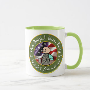 Caneca Fada da ideia/caneca de café brilhantes do clube