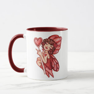 Caneca Fada de dia de os namorados