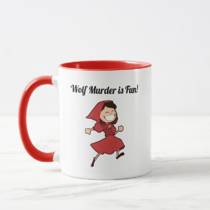 Caneca Fada Escura Engraçada Fale Pequeno Cabelo Vermelho