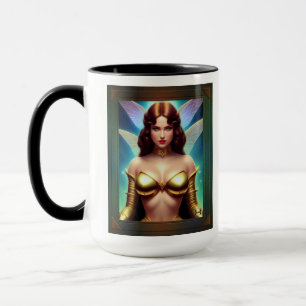 Caneca Fada Espacial da Idade do Ouro por Xzendor7