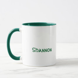 Caneca Fada, Rua de nomes personalizados da garota irland