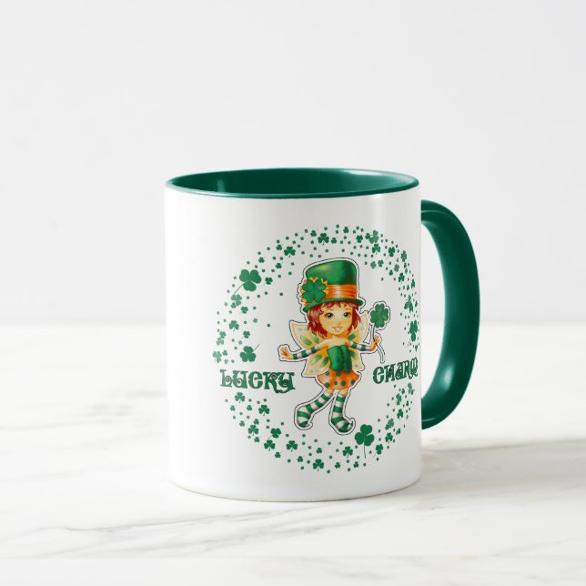 Caneca Fada, Rua de nomes personalizados da garota irland (Frente Esquerda)