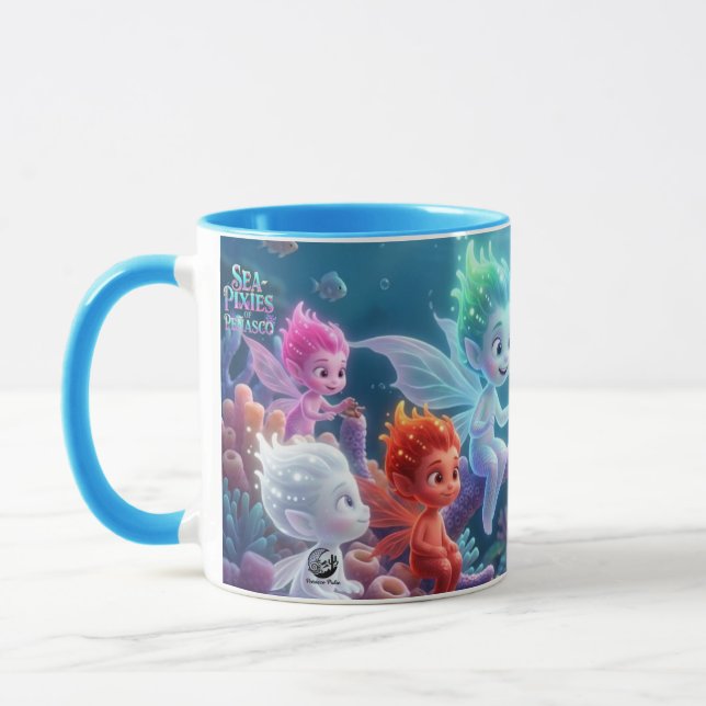 Caneca Fadas-do-Mar de Peñasco Fantasia Subaquática em Du (Esquerda)