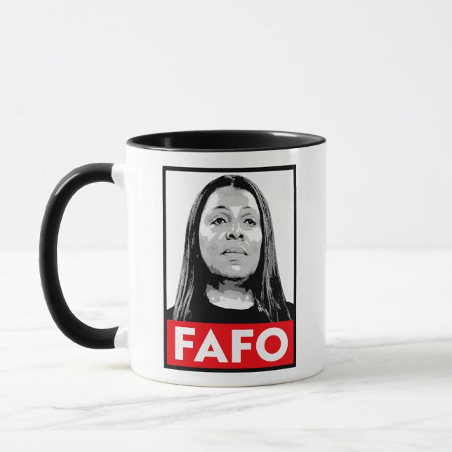 Caneca FAFO: Letitia James (Esquerda)