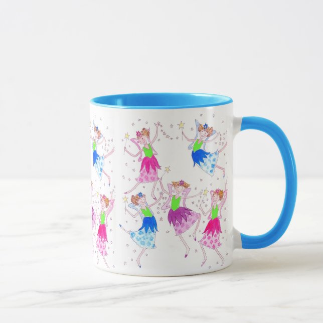 Caneca 'Fairies' Ringer Mug (Direita)