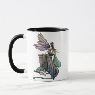 Caneca Fairy and Dragon por Molly Harrison