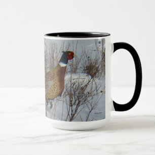 Caneca Faisão-de-pescoço-anilado na Neve B23