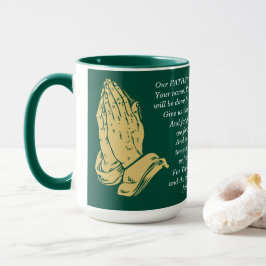 Caneca Faith Coffee Mug - A oração do Senhor Matt 9:6-13