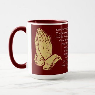 Caneca Faith Coffee Mug - A oração do Senhor Matt 9:6-13
