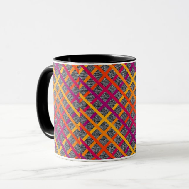 Caneca Faixa Brilhante Ocupada (Frente Esquerda)