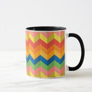 Caneca faixa de ziguezague
