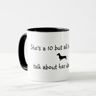 Caneca Fala Sobre Seu Dachshund