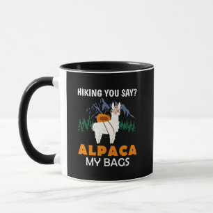 Caneca Falando Com Você Diz Alpaca As Minhas Bolsas Vint