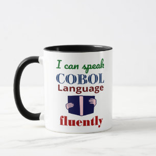 Caneca Falar Língua Cobol Fluente