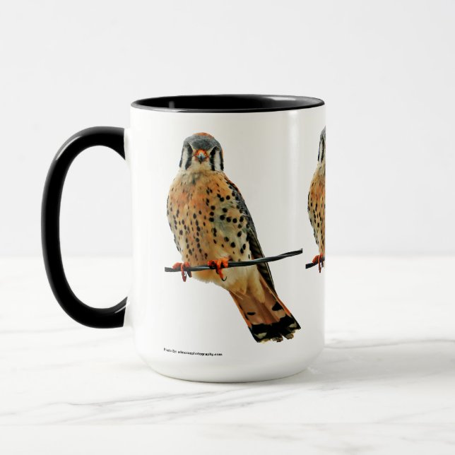 Caneca Falcão Kestrel Americano (Esquerda)