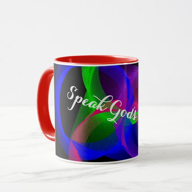 Caneca Fale a palavra de Deus Coffee Mug (Frente Esquerda)
