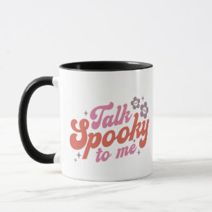 Caneca Fale "Spooky" Comigo Halloween Branco